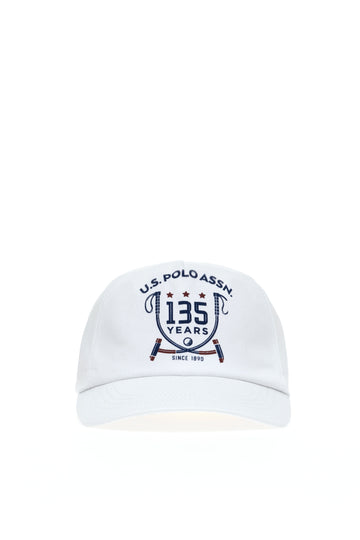 USPA Men Hat Docu135 White VR013 USPHAT57 US POLO ASSN.